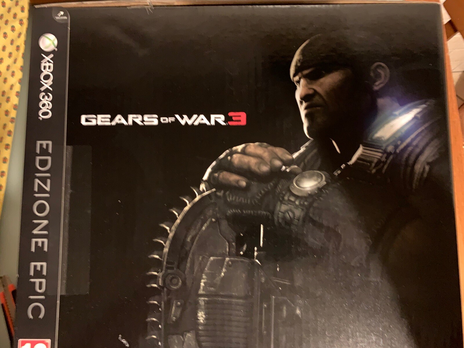 Game XBOX 360 GEARS OF WAR 3 COLLECTOR’s EDITION Marcus Fenix statue NEW