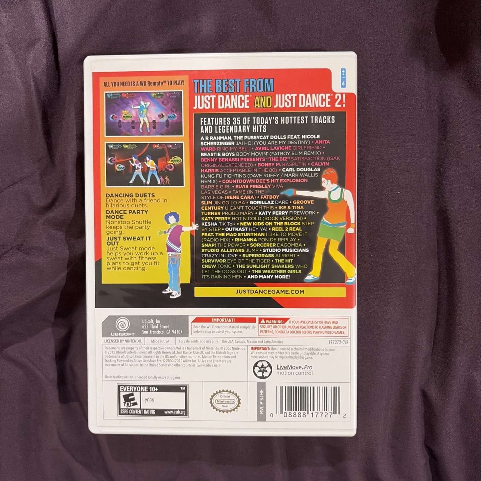 Just Dance — Greatest Hits (Nintendo Wii, 2012)