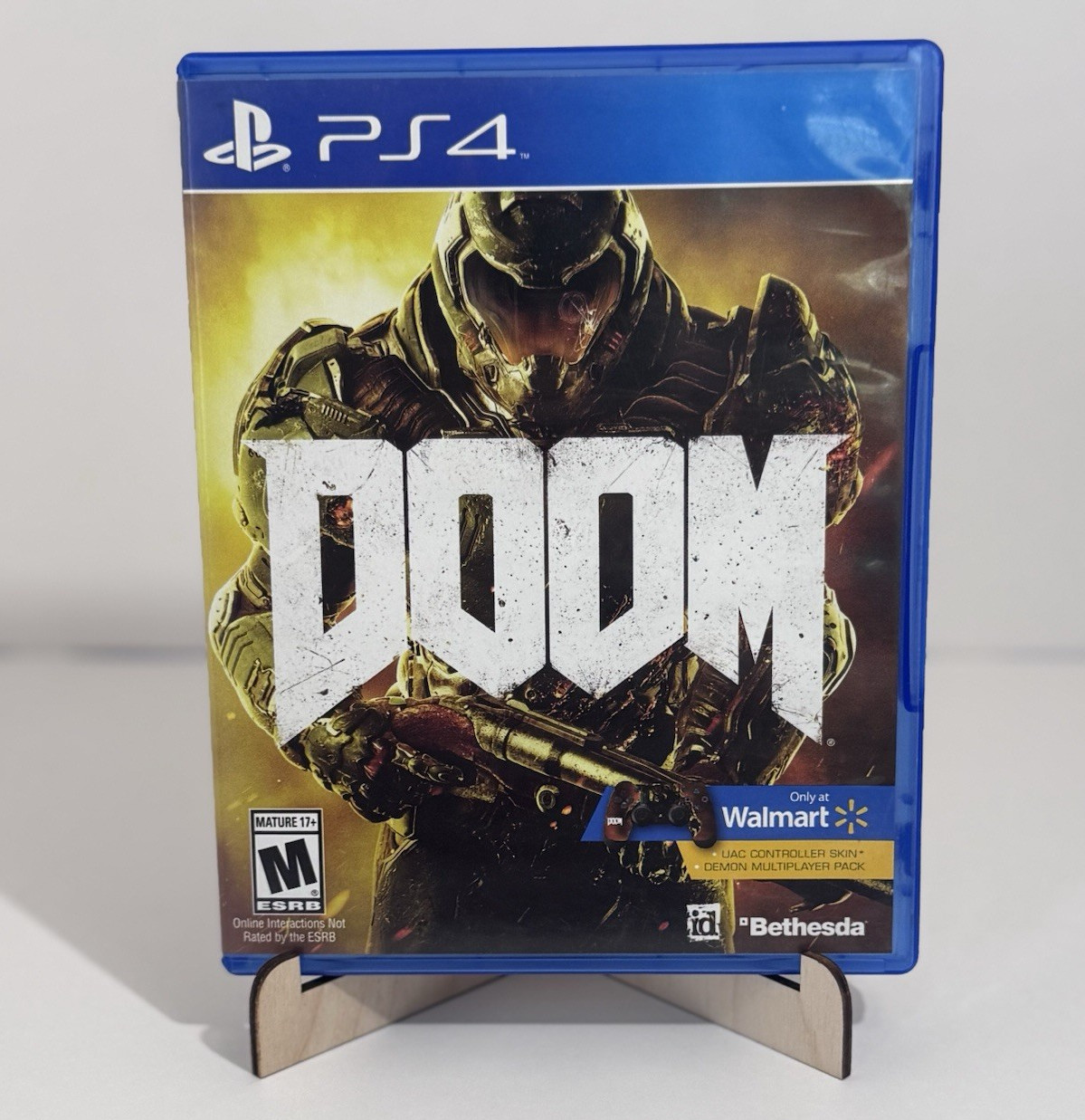 Bethesda DOOM (2016) PS4 M Mature Shooter Multiplayer NTSC-U/C