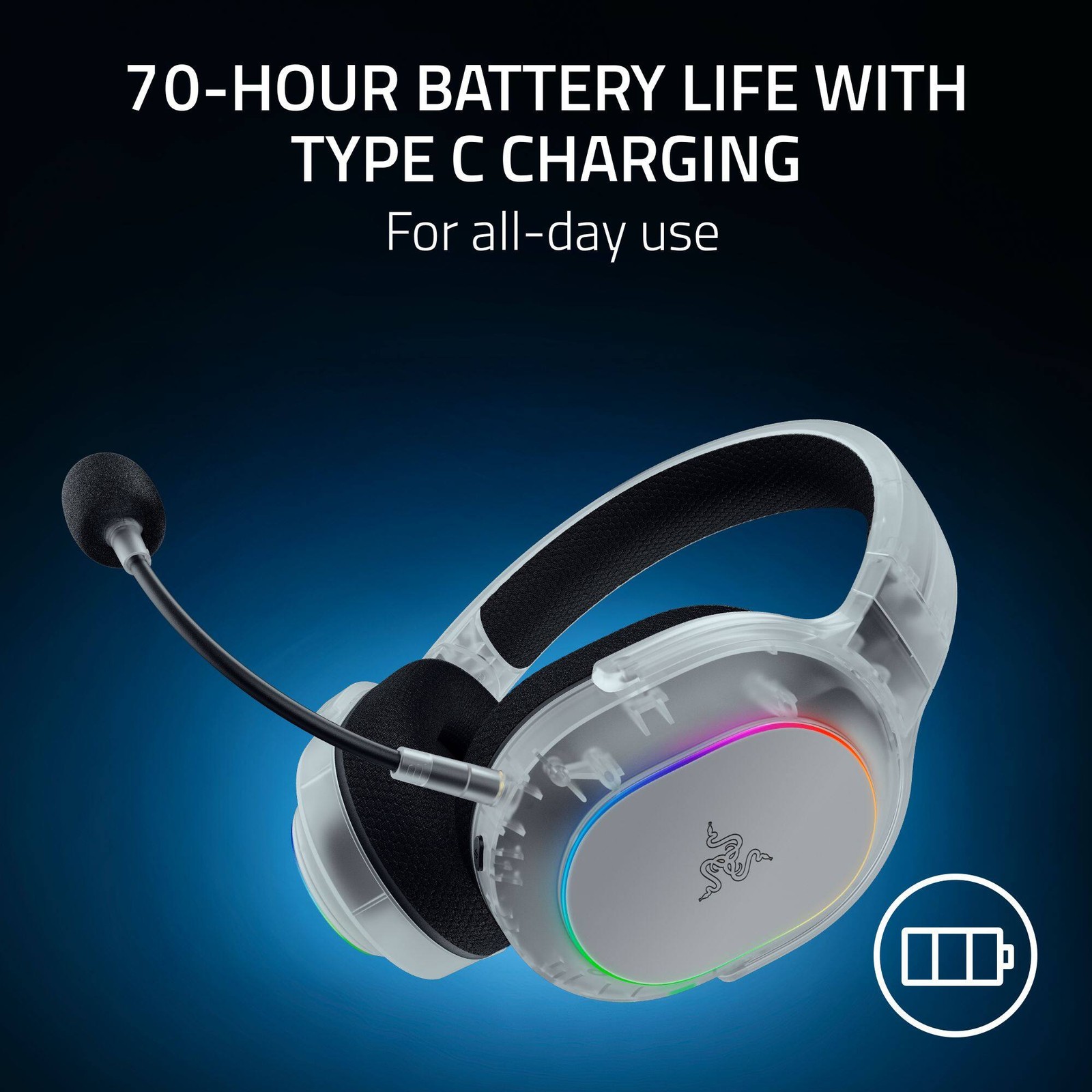 Razer – Barracuda X Chroma Wireless Over-the-Ear Gaming Headset for PC, Mac, …