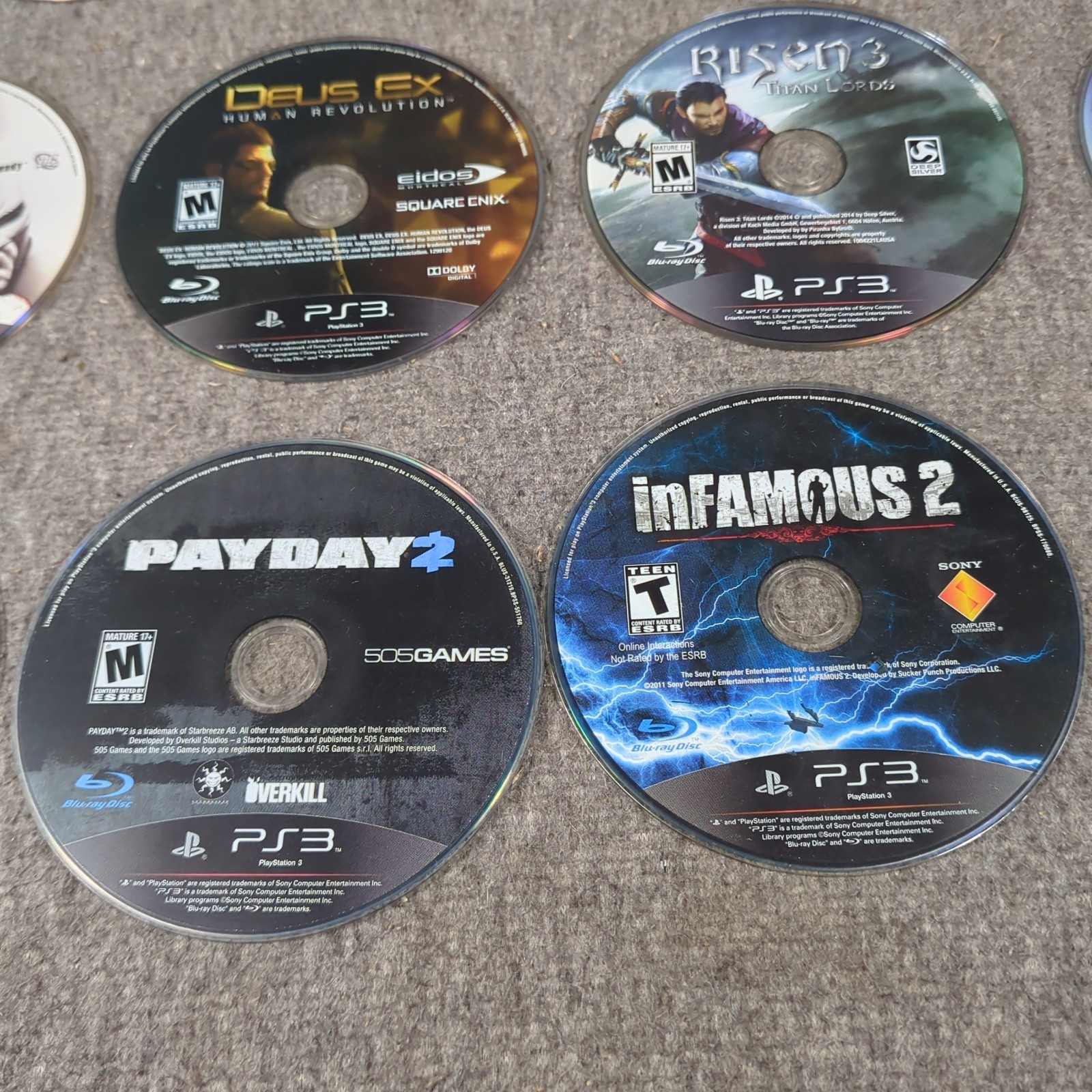PS3 PlayStation 3 Bulk Lot Of 17 Games