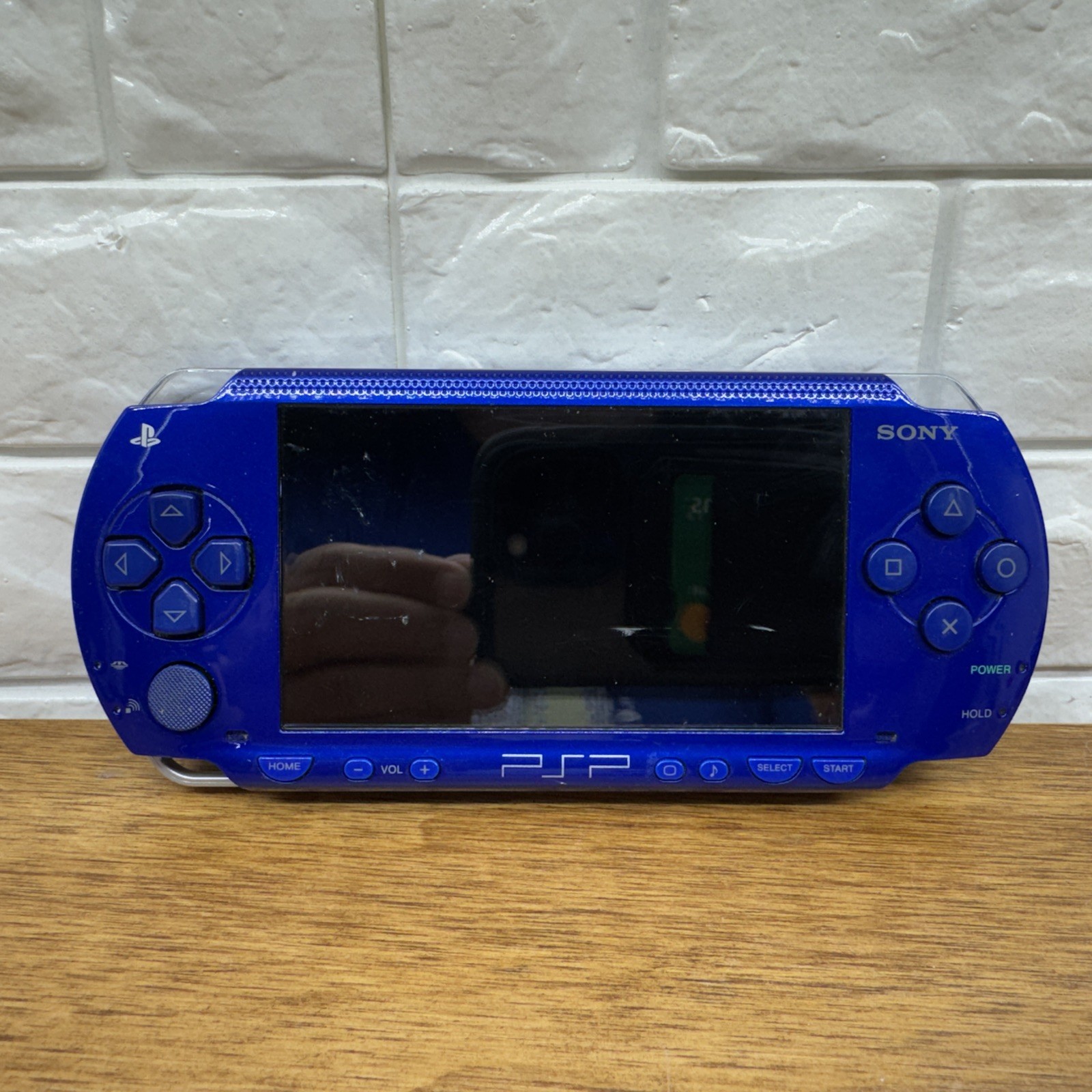 Sony Playstation PSP 1000 Blue Handheld System Console For Parts Repair