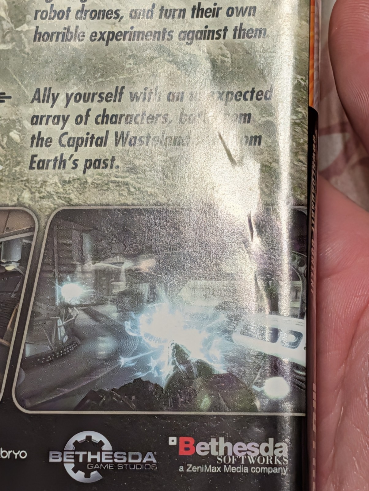 Fallout 3 Mothership Zeta Addon Microsoft 360 Case And Artwork Only