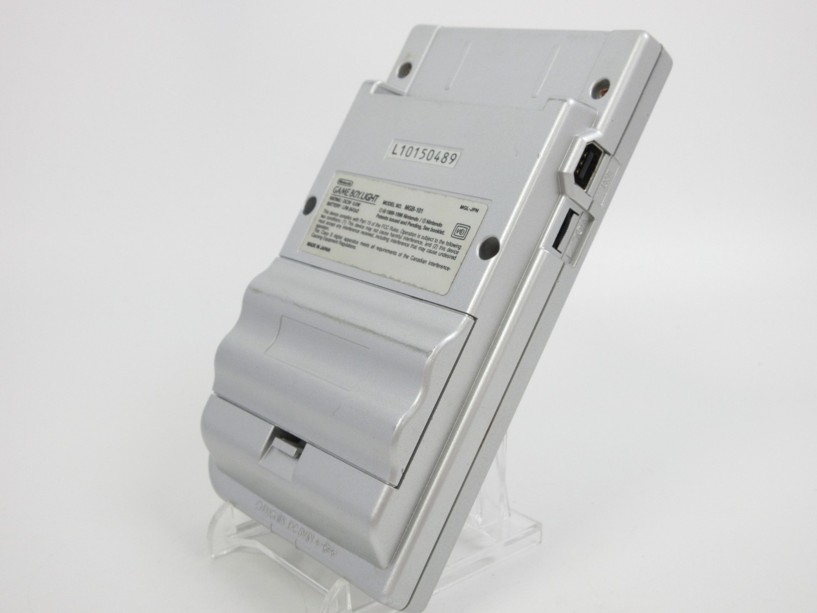 【Very Good】Nintendo Gameboy Light Silver Console Only #DEN2/08/0623/01