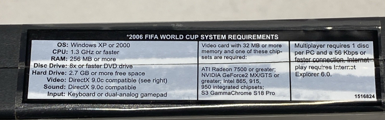 FIFA World Cup Germany 2006 PC DVD EA Sports Soccer with Manual