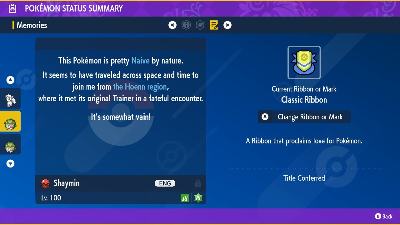 Shaymin Event 💚 GameFreak 20th Anniversary Event 💜 Pokémon Scarlet & Violet