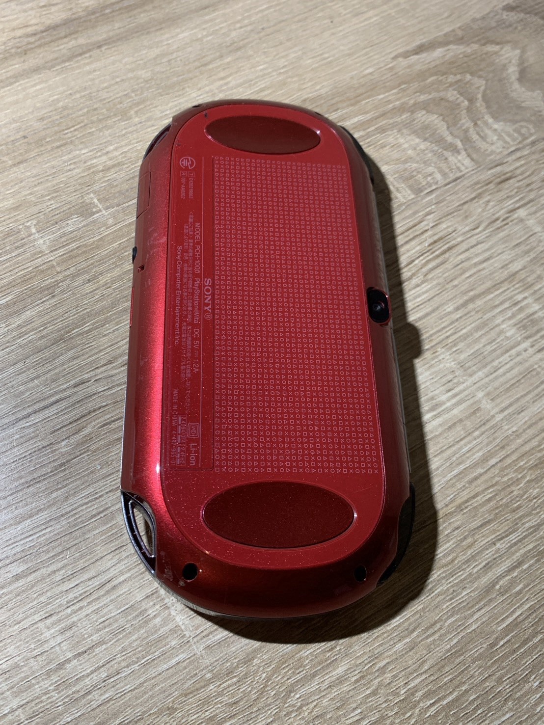 1536 PlayStation PS Vita PCH-1000 Cosmic Red Good TESTED