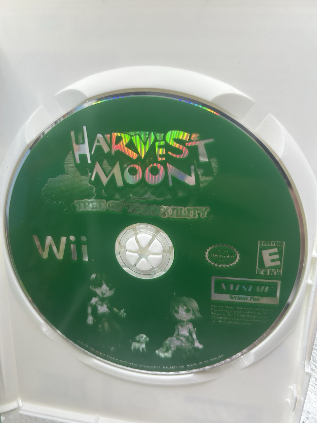 Harvest Moon Tree of Tranquility Nintendo Wii Game CIB Manual