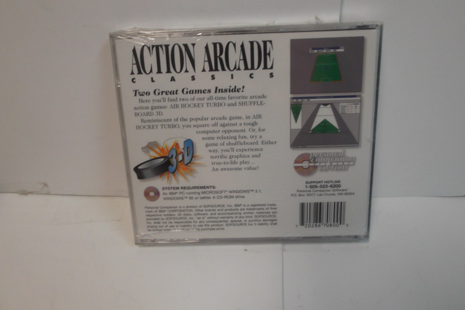 Action Arcade Classics (PC-CD, 1995) for Windows – New CD