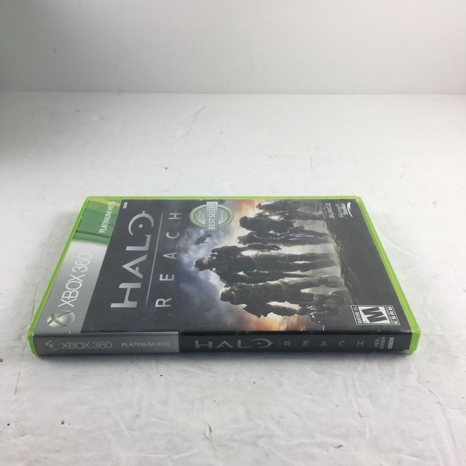 MICROSOFT XBOX 360 HALO REACH PLATINUM HITS MANUAL INCLUDED