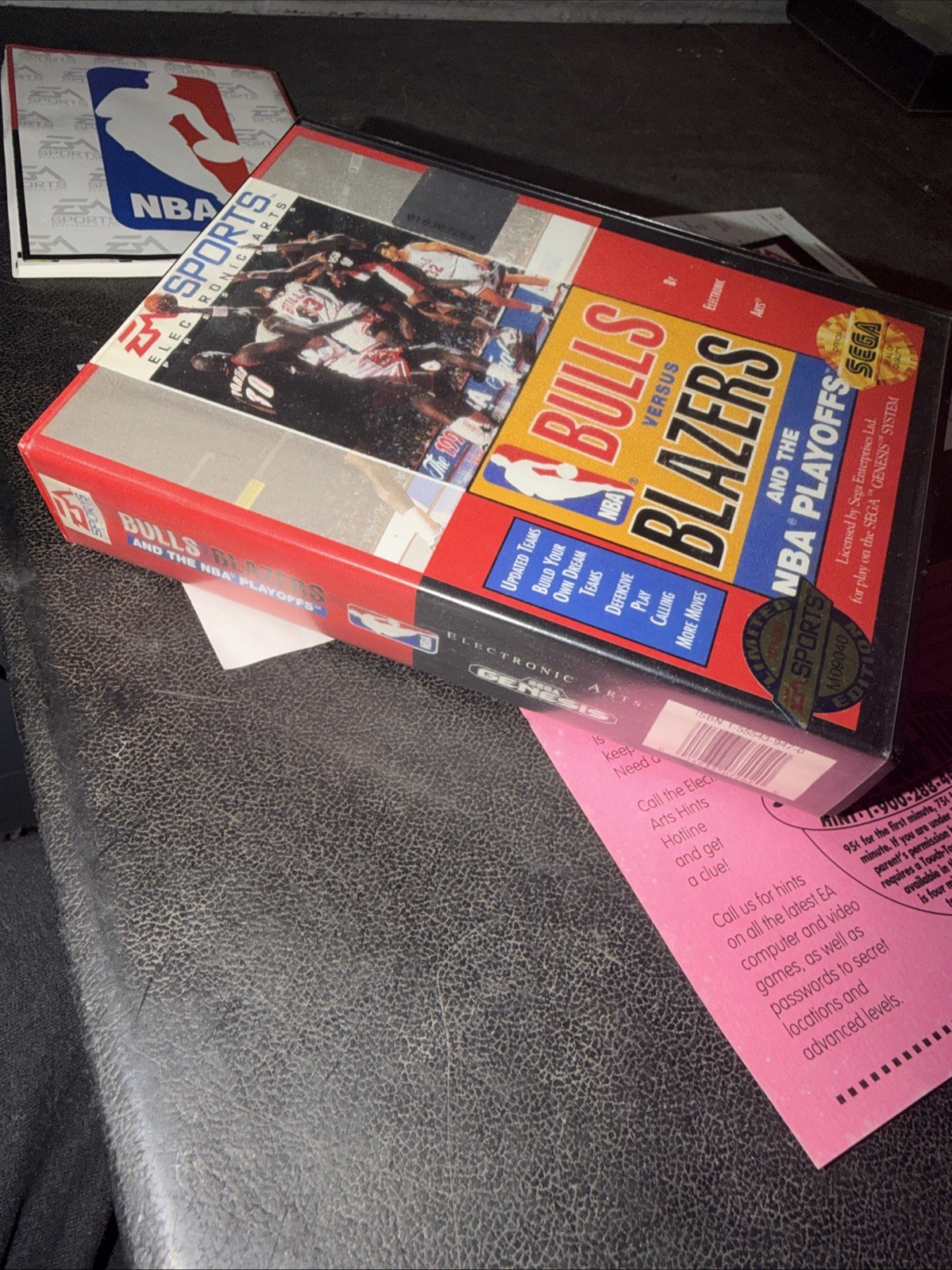 Bulls vs. Blazers and the NBA Playoffs (Sega Genesis, 1993) Includes 1 In 50,000
