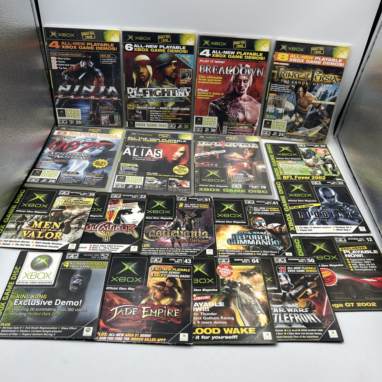 Official Xbox Magazine Demo Disc Lot Of 18 (Original Xbox, Xbox 360)