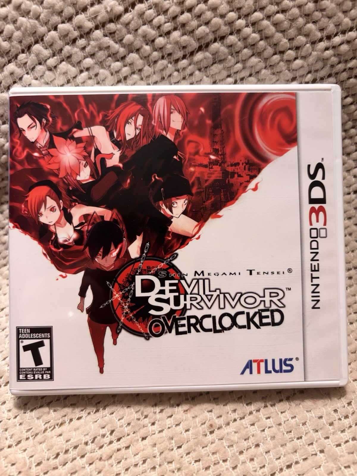 Shin Megami Tensei: Devil Survivor Overclocked (Nintendo 3DS, 2011) Game & Case
