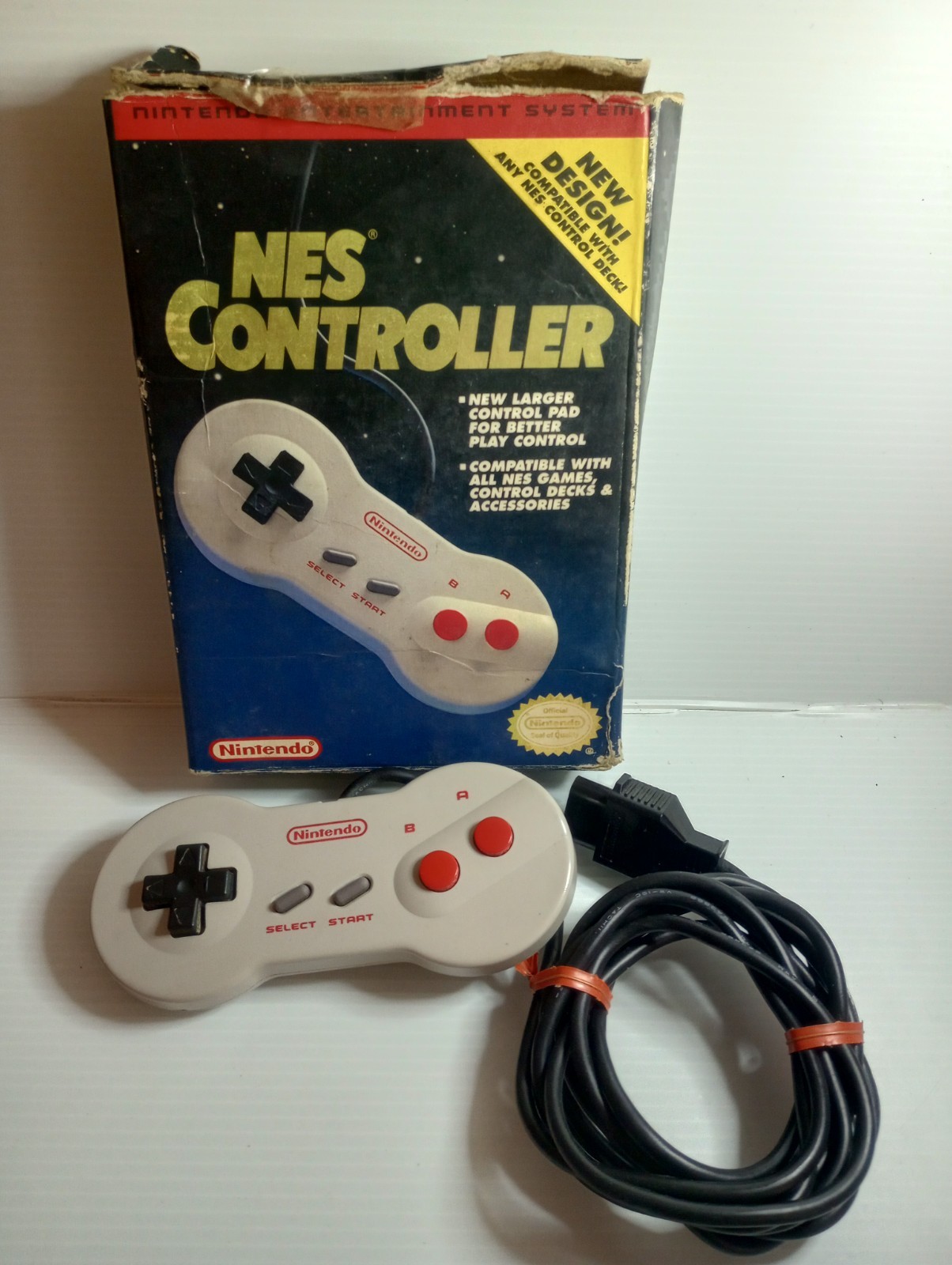 NES Nintendo Dogbone Dog Bone Controller With Box