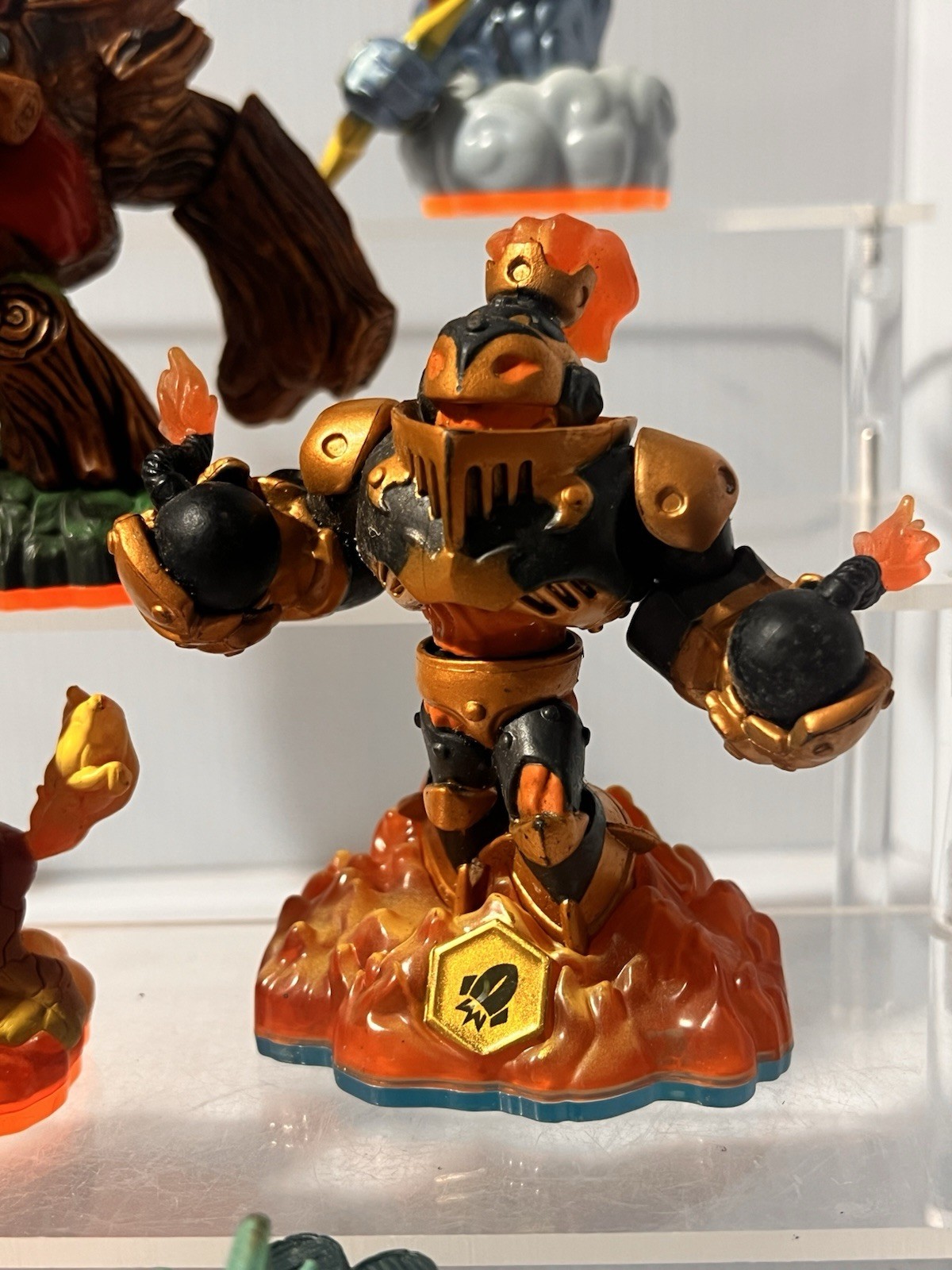 Lot Of 7 Skylanders Giants Tree Rex Giant Character Figure Hot Dog Lava Barf