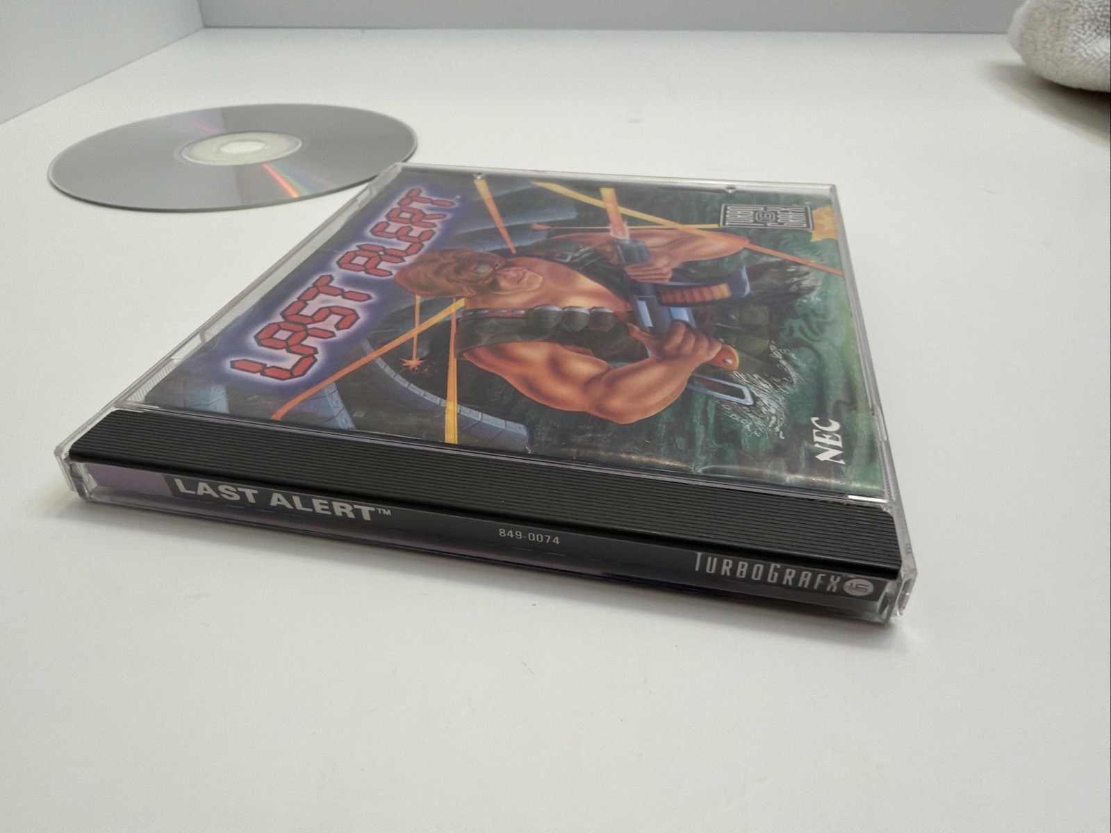 Last Alert TurboGrafx-16 CD PC Engine Tested Complete CIB