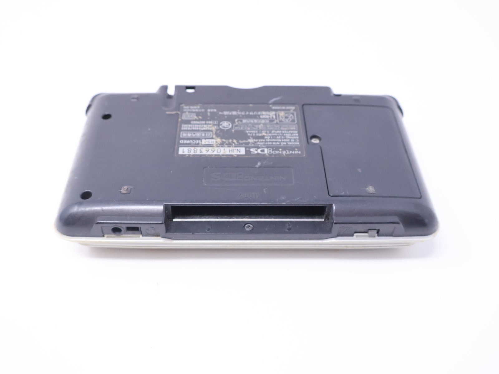 Nintendo DS Titanium Silver For Parts Handheld Console Good Shell & Hinge