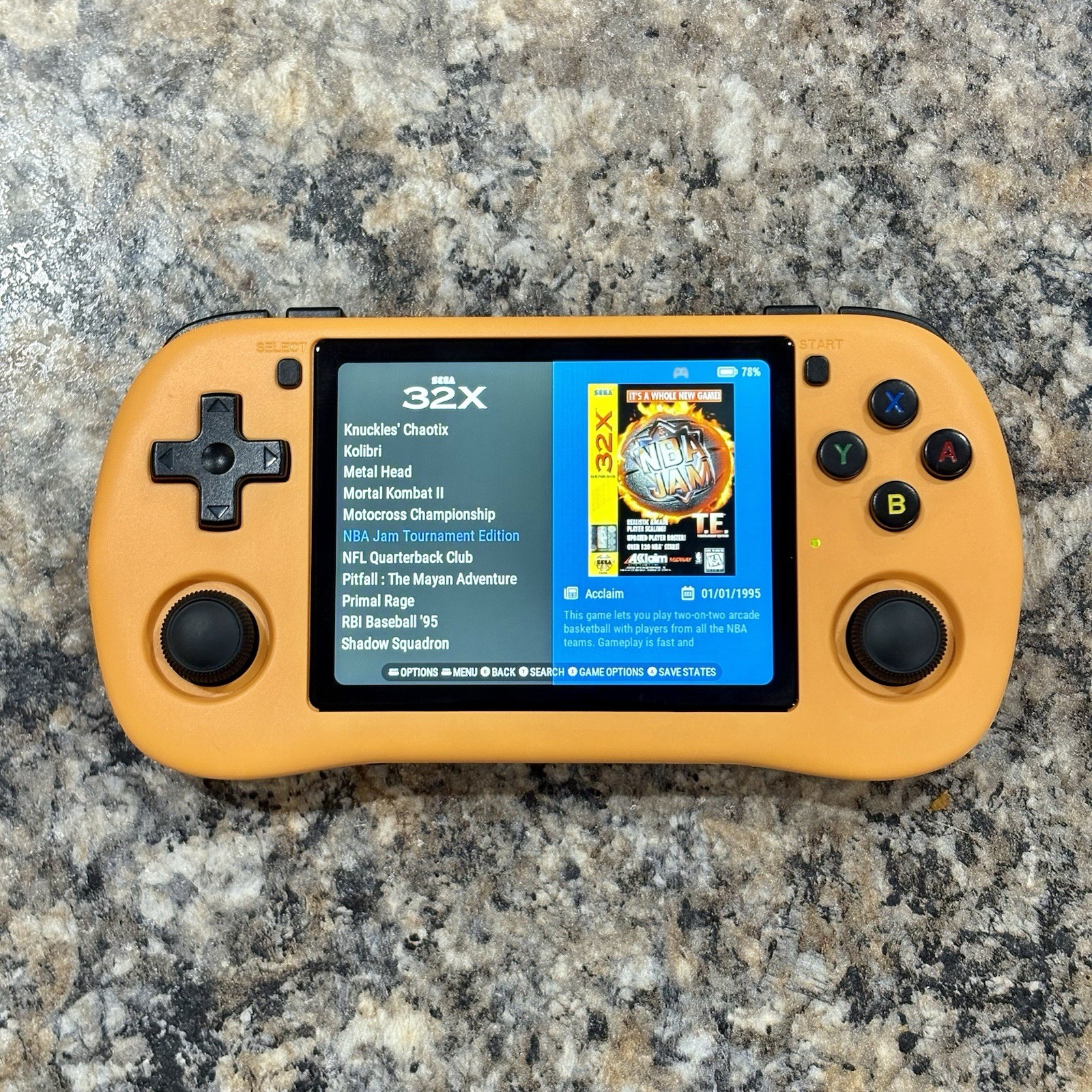 New PowKiddy X35H Gaming Handheld New 64GB Card Custom Loaded Ready To Play