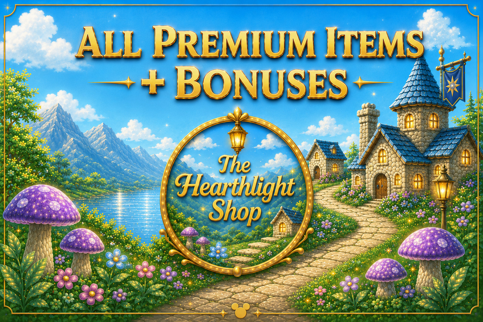 Dreamlight Valley – All Premium Items + Bonuses | 2K+ TOTAL (07-01-2026)