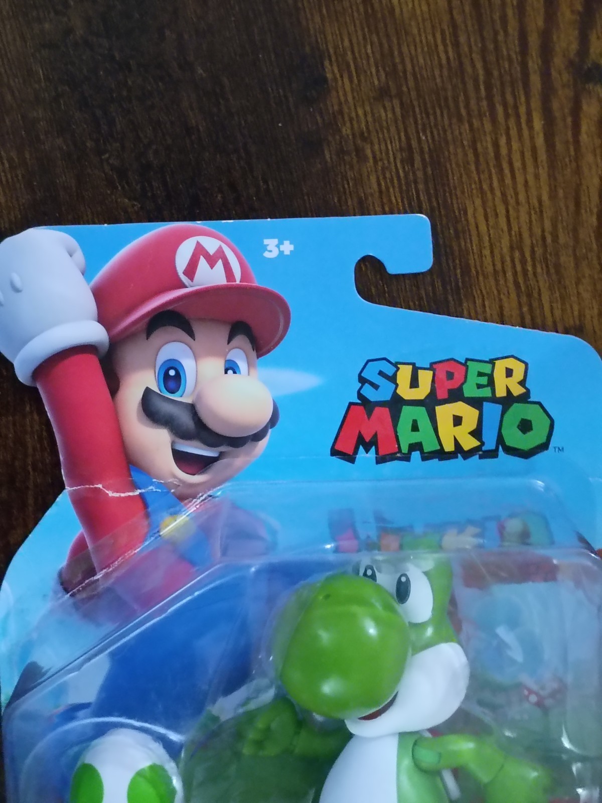 5-PK SUPER MARIO 4″ YOSHI World of Nintendo Yellow Black Red Light Blue + Eggs