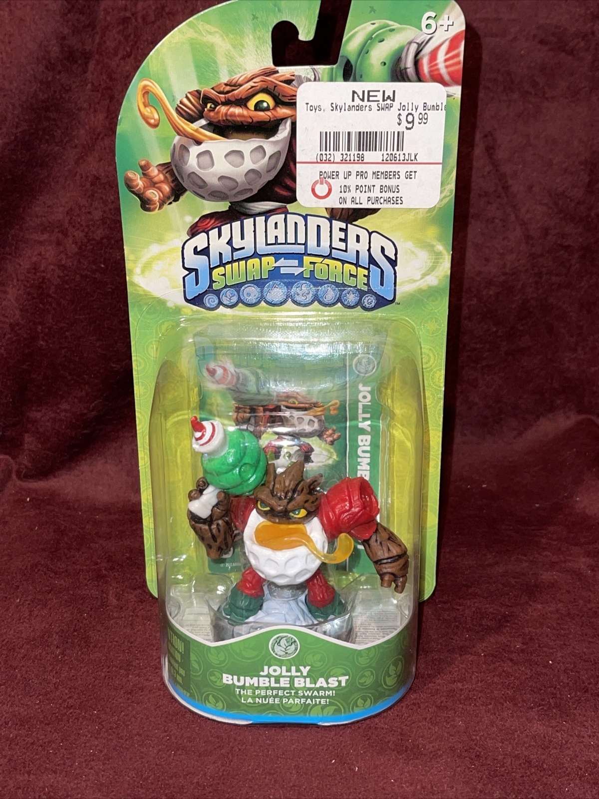Skylanders Swap-Force Jolly Bumble Blast Holiday Variant Christmas Santa Rare!