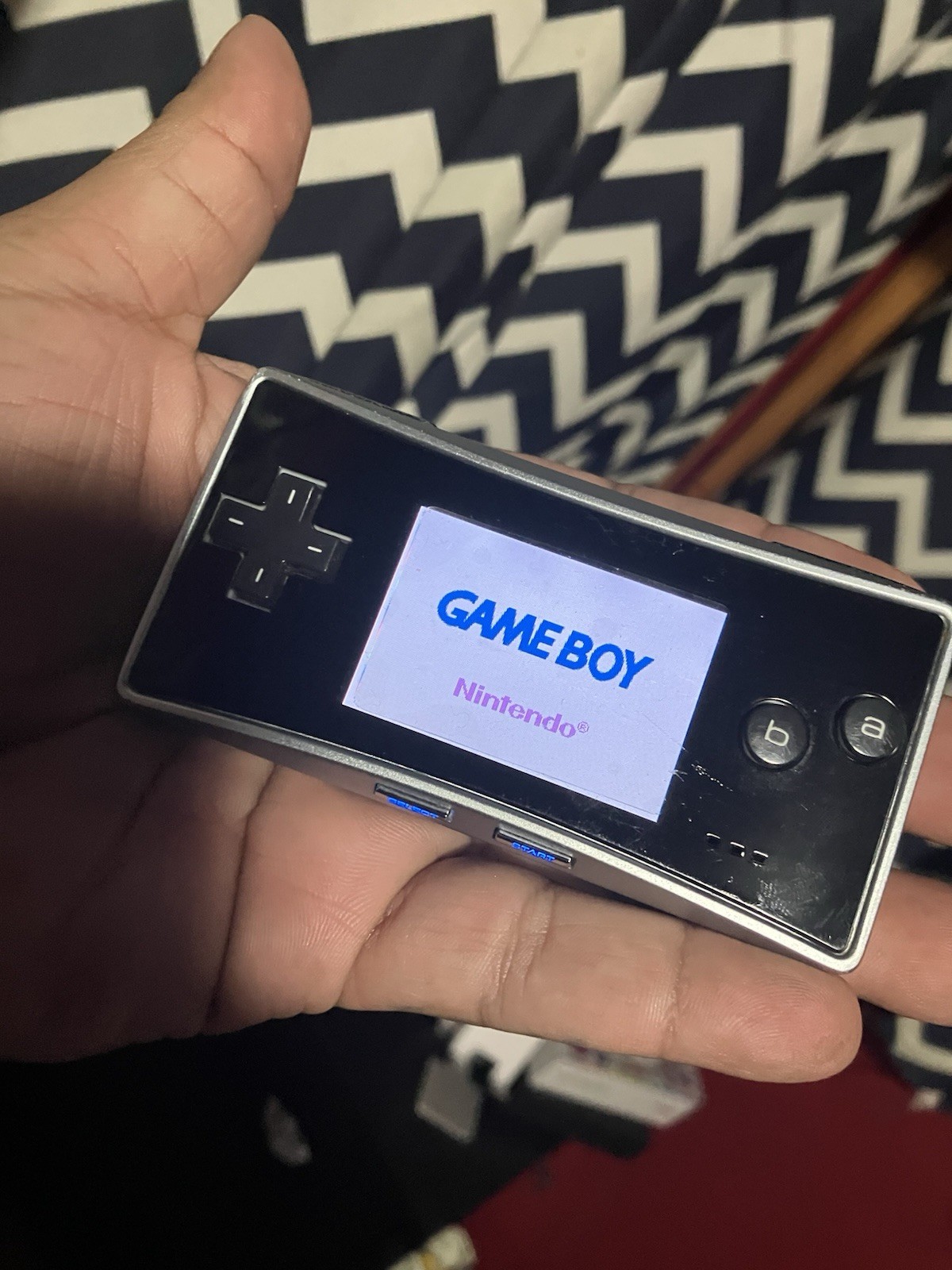 Nintendo Game Boy Micro Black/Silver Handheld Console