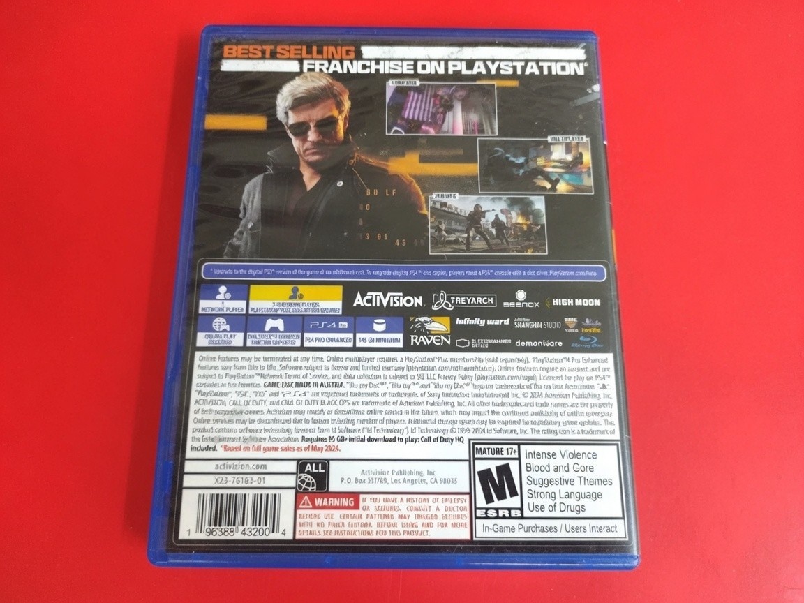 Call Of Duty: Black Ops 6 – Sony PlayStation 4 Call Of Duty: Black Ops 6 – Sony