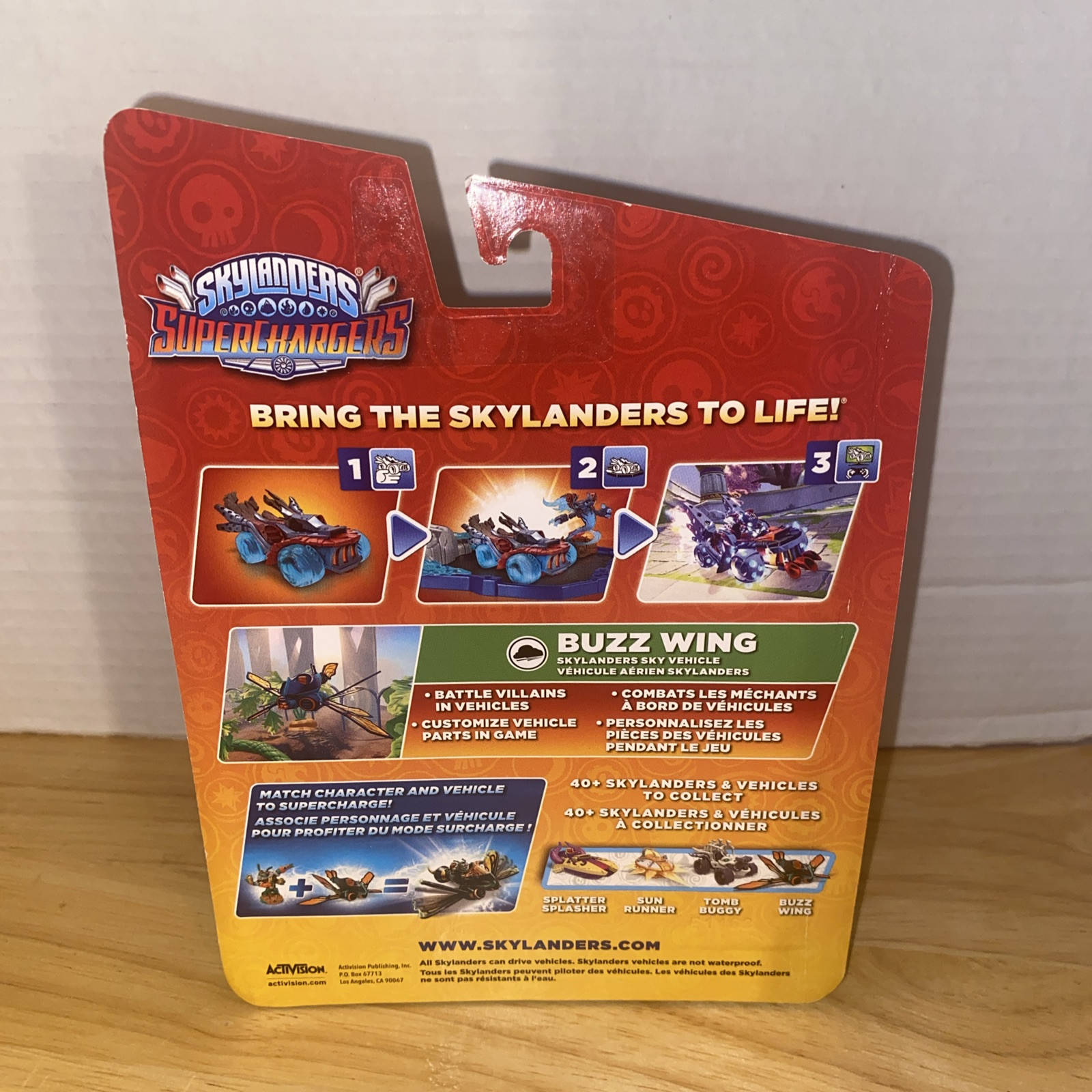 BNIB Skylanders Superchargers Buzz Wing Sky Vehicle Figure