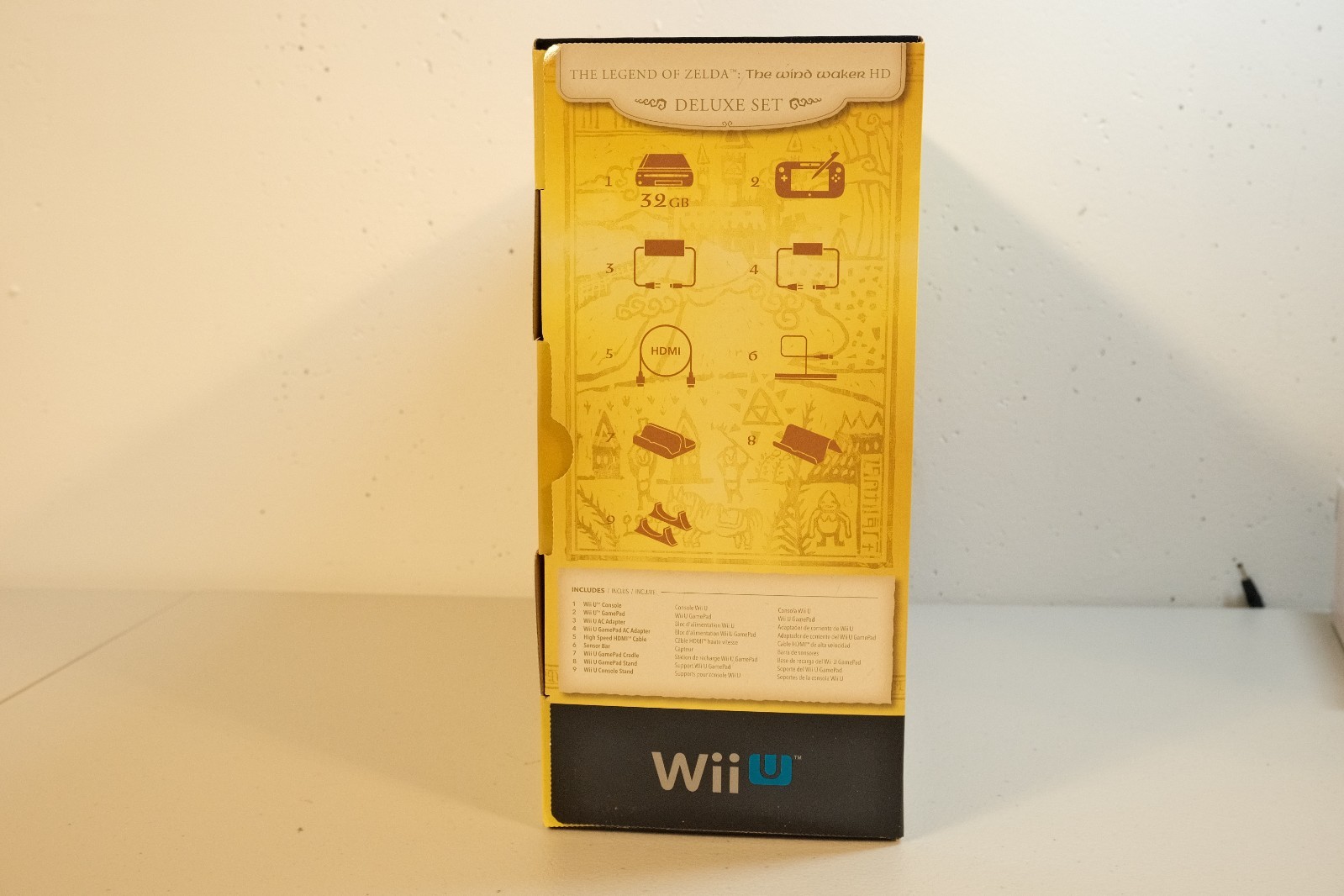 Nintendo Wii U The Legend of Zelda The Wind Waker HD Deluxe Set 32GB Console New