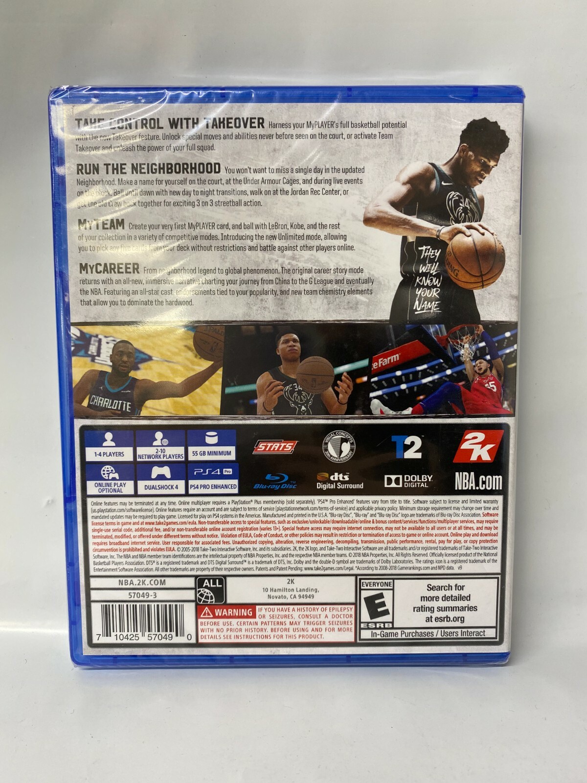 NBA 2K19 For Sony PS4 – New / Sealed
