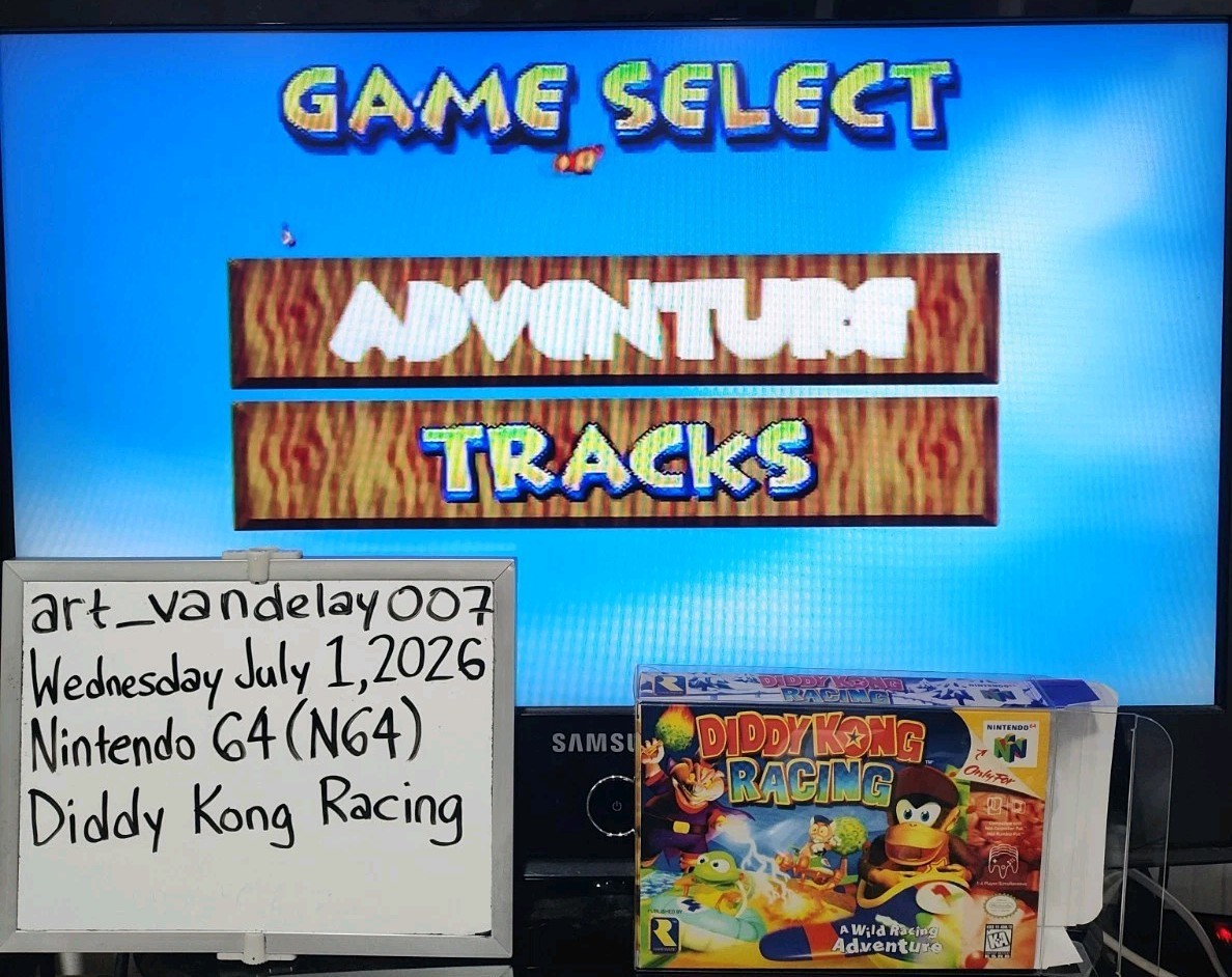 Diddy Kong Racing – (N64, 1997) *VGC w/ Manual + Case Protector* Tested! READ!!!