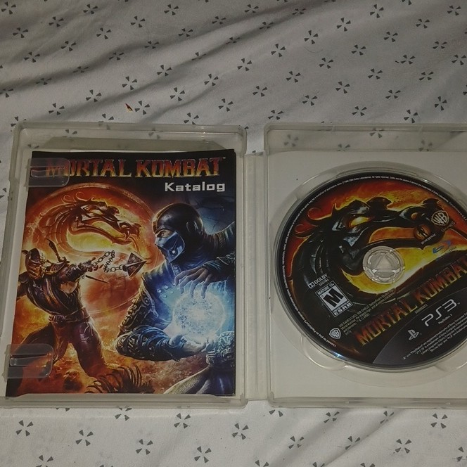 WB Games Mortal Kombat Sony PlayStation 3 PS3 2011 M NTSC-U/C Manual Case