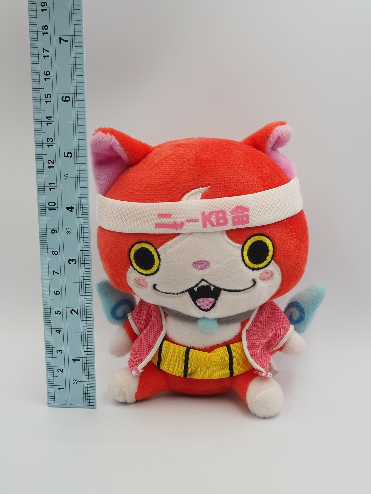 Yokai Watch B1407 Jibanyan Meow Nya-KB Bandai Kuttari Plush 6″ Toy Doll Japan