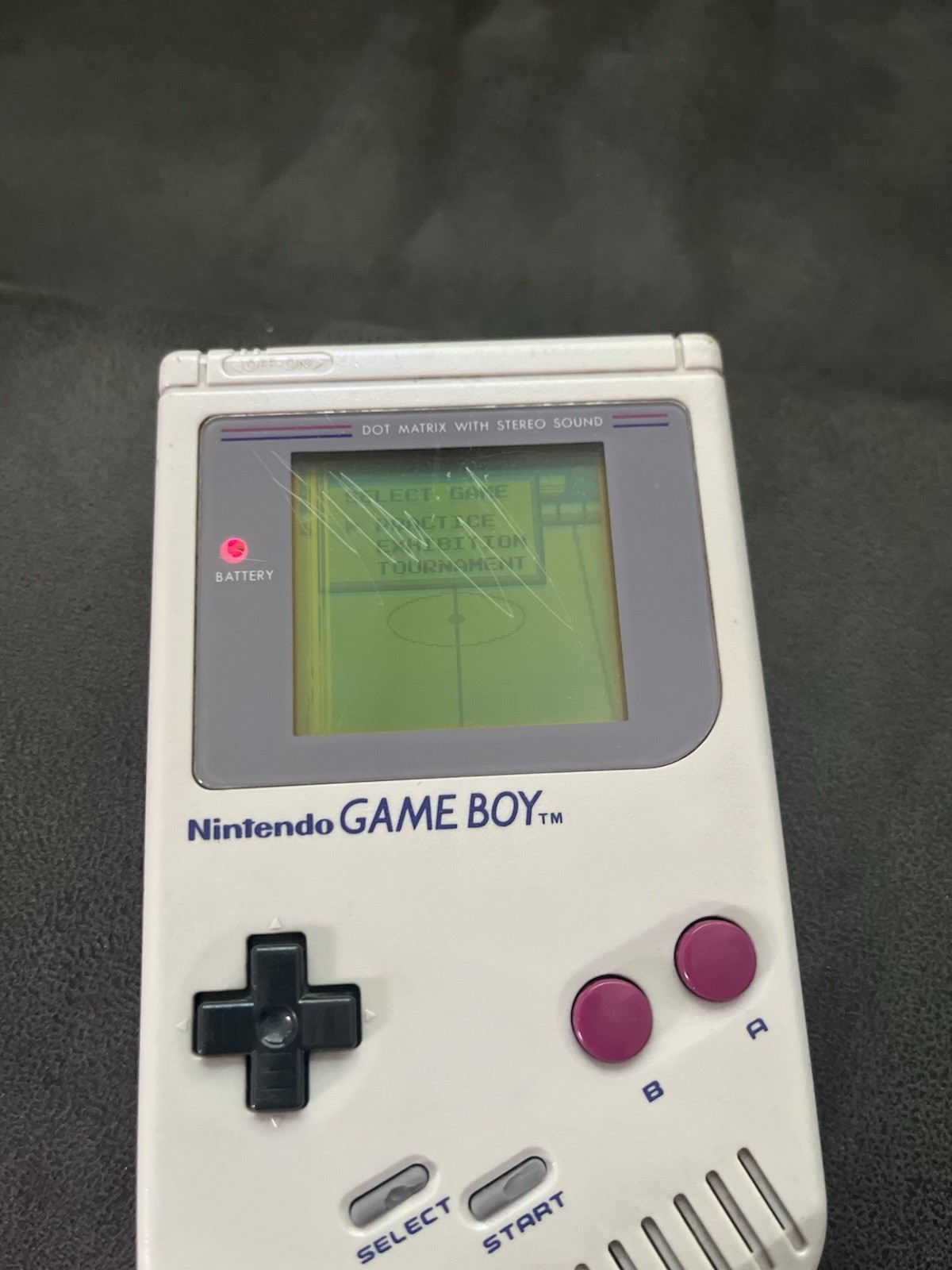 Authentic Original Nintendo Game Boy DMG-01 Console Handheld Works! With Game.