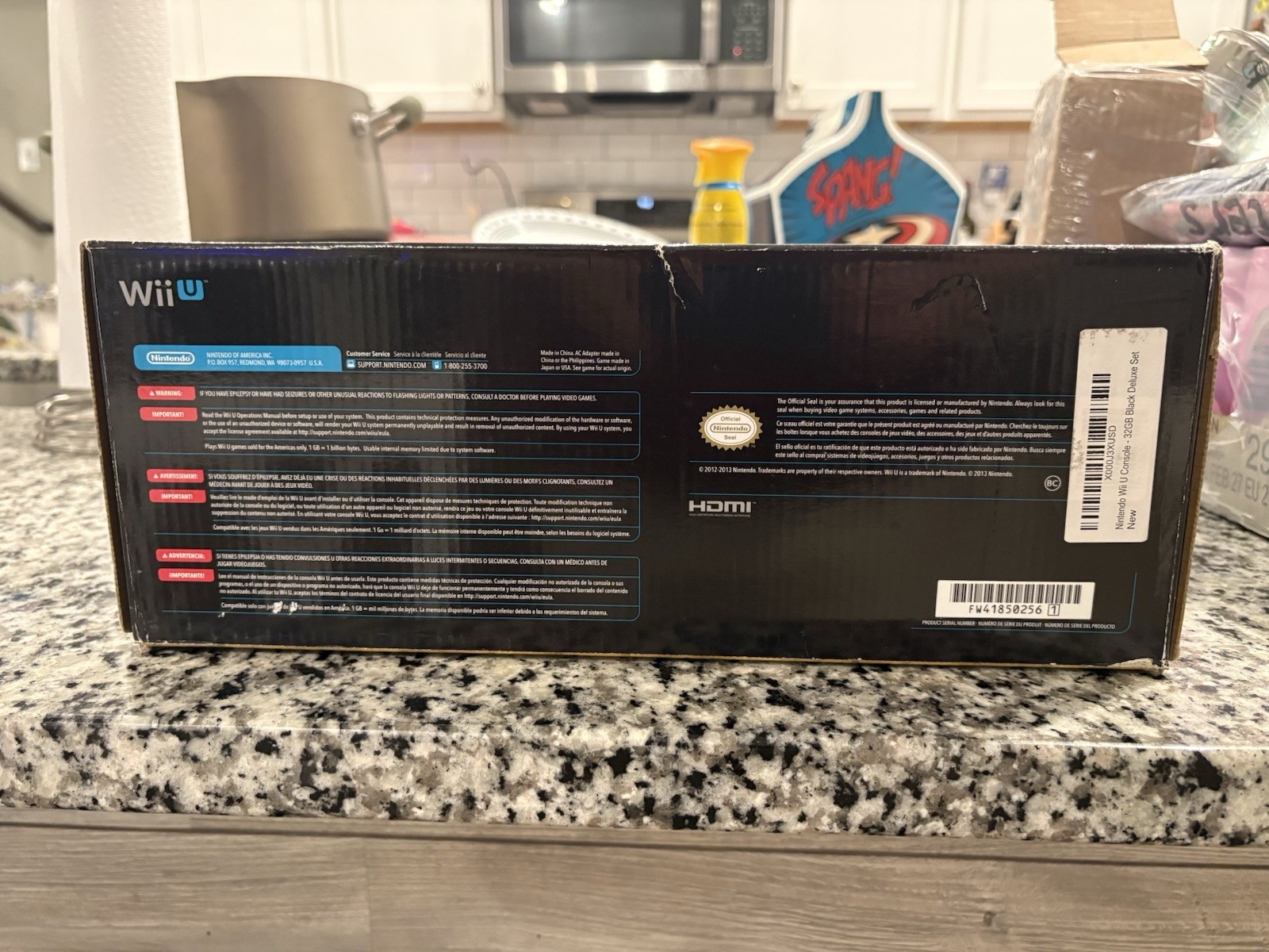 Nintendo Wii U with Mario & Luigi Deluxe Set Box 32GB (TESTED)