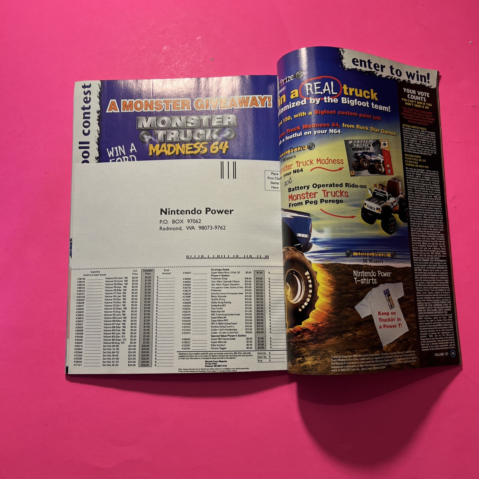 Nintendo Power Volume 123 Hybrid Heaven with Pokemon Insert & Snap Sticker Album