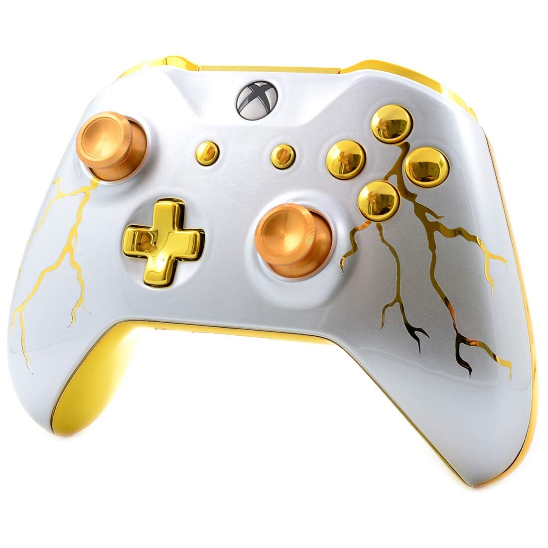 Gold Thunder Xbox One Series S|X SMART Custom Rapid Fire Modded Controller FPS