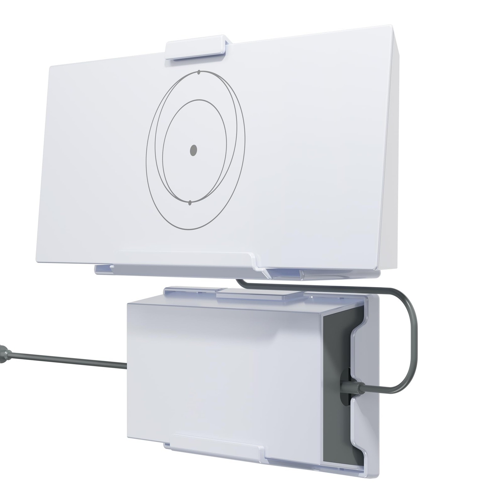 Starlink Gen 3 Router Wall Mount Kit with Power Supply Mounting Bracket white