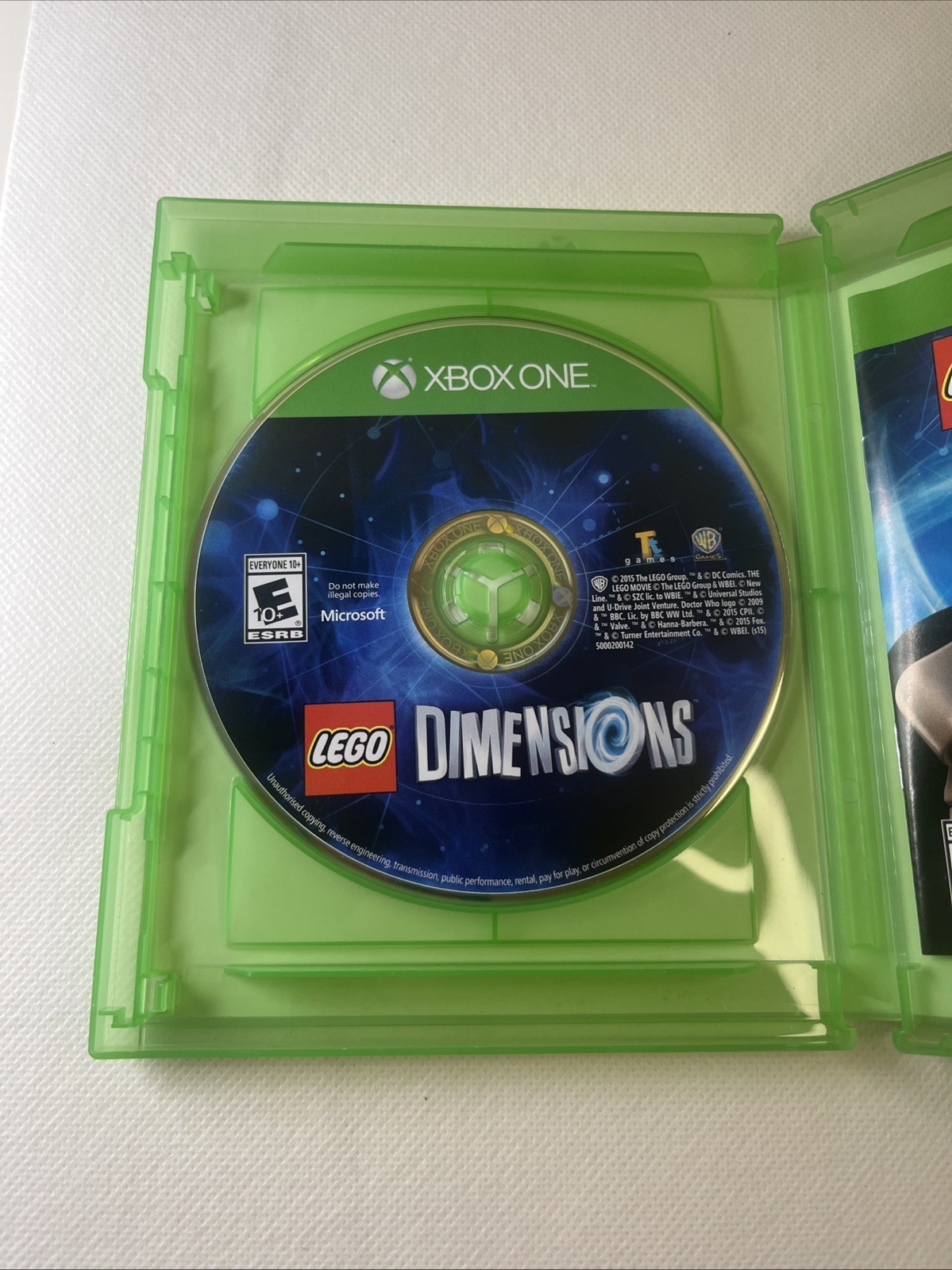 LEGO Dimensions Microsoft Xbox One Video Game WB Games. Case and Book Included
