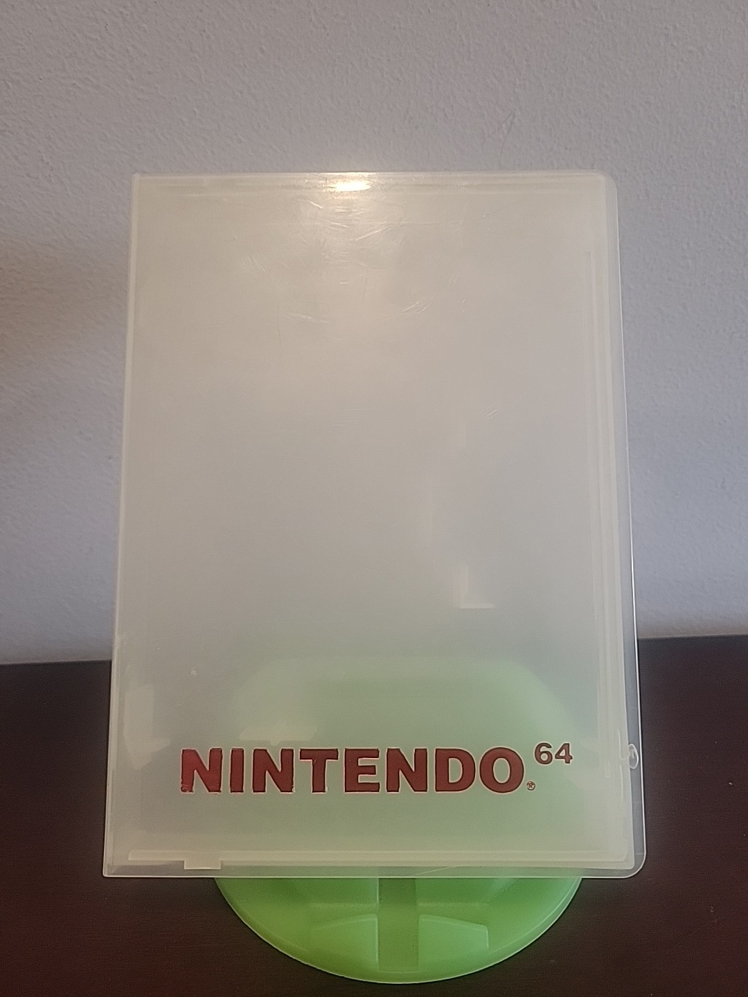 Nintendo 64 Clear Clamshell Case Dust Cover Authentic N64 OEM Good Shape