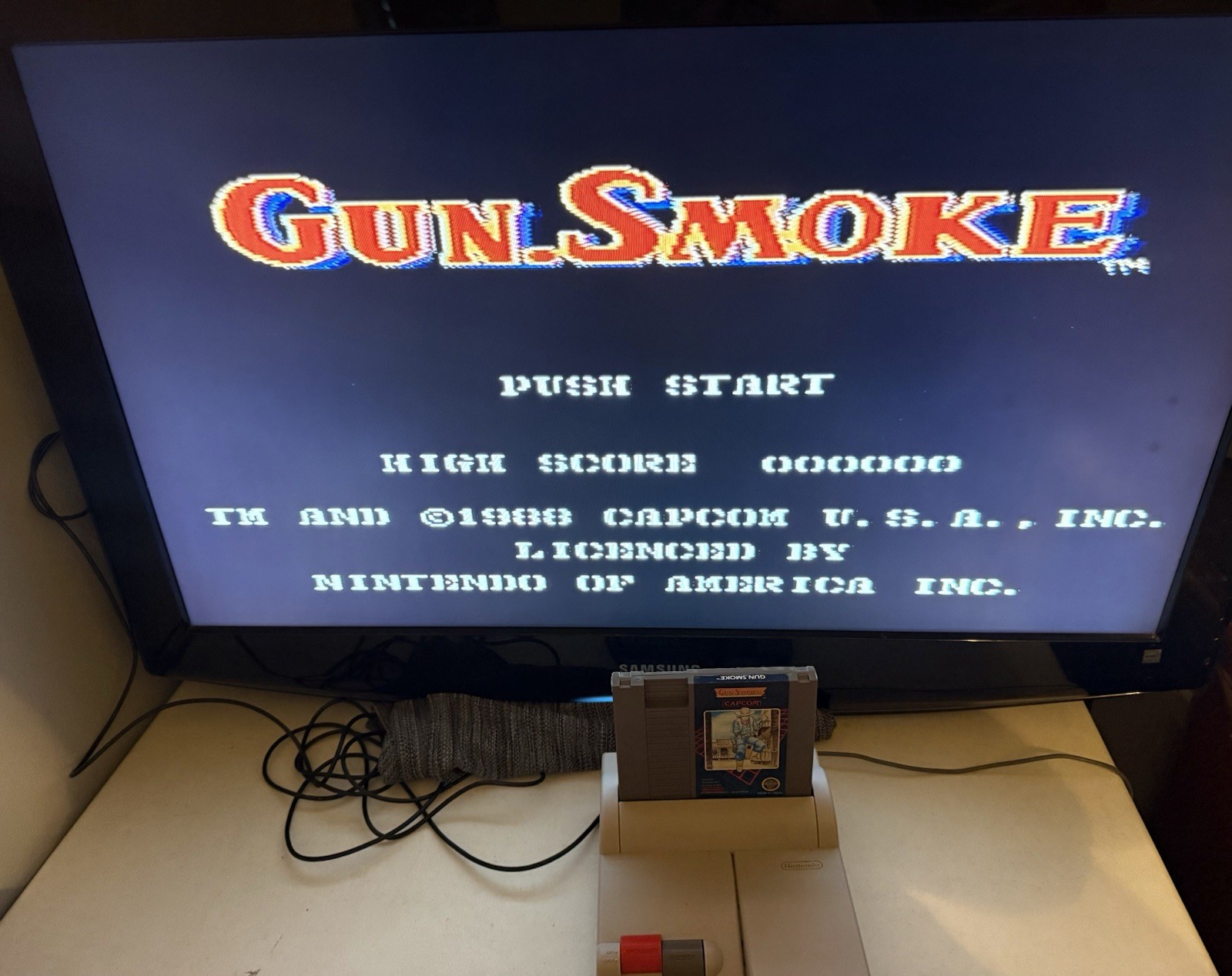 Gun.Smoke Bar Variant CART ONLY (Nintendo, NES 1988) Tested Combine Shipping🔥