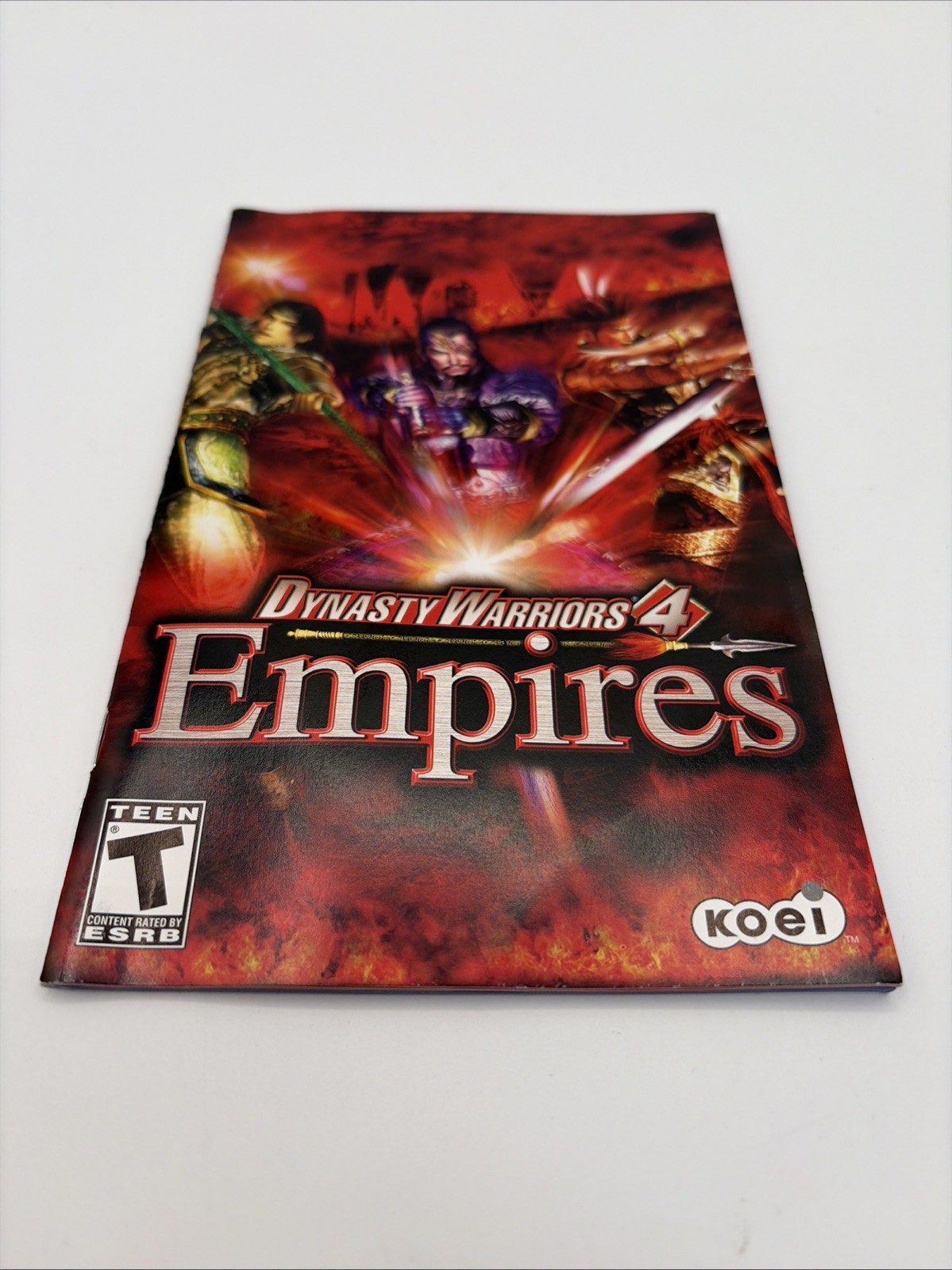 Dynasty Warriors 4: Empires (Sony PlayStation 2, 2004). Barcode Punched NFR