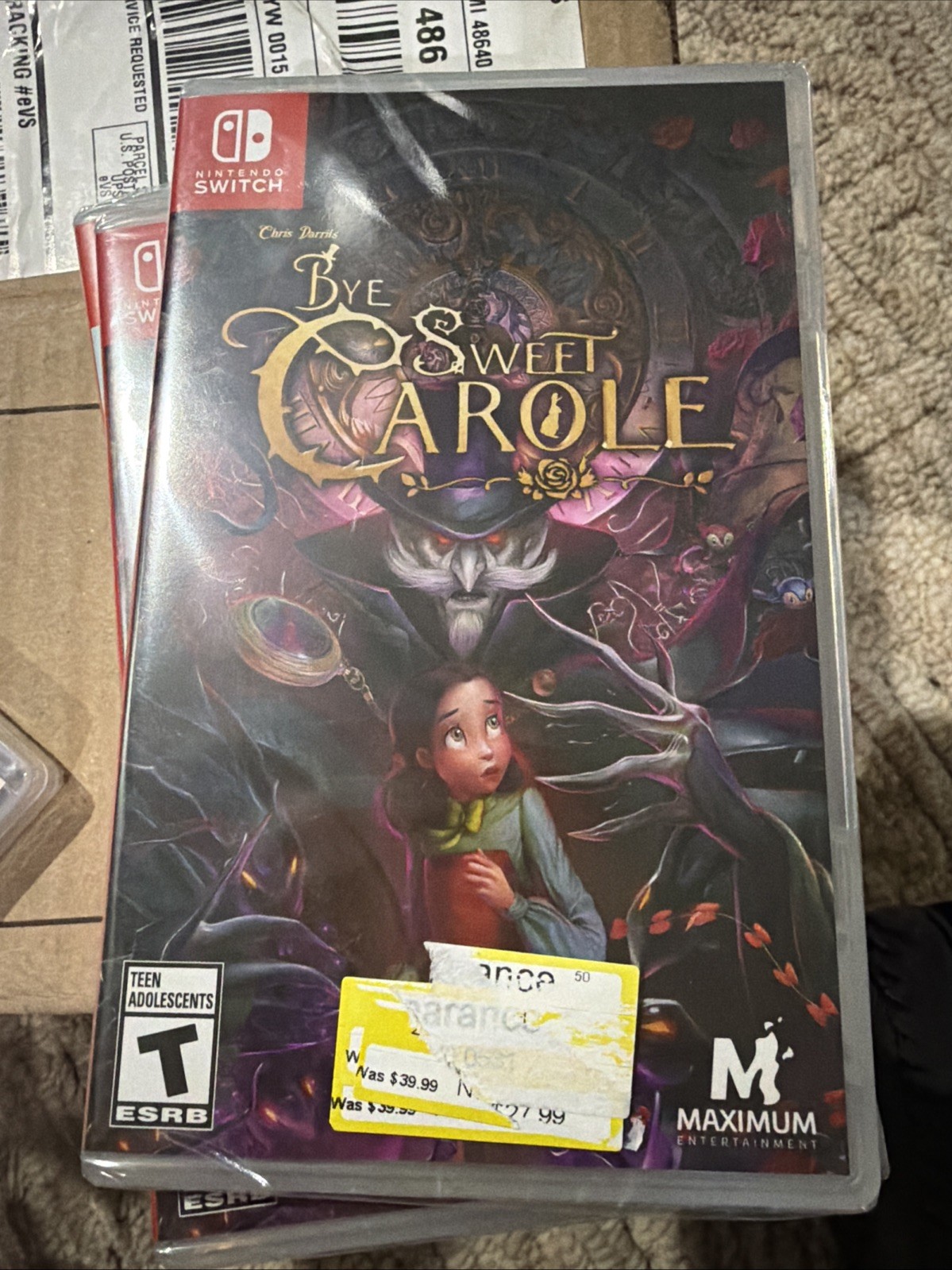 BRAND NEW SEALED Bye Sweet Carole (Nintendo Switch, 2025) Physical Cart Edition