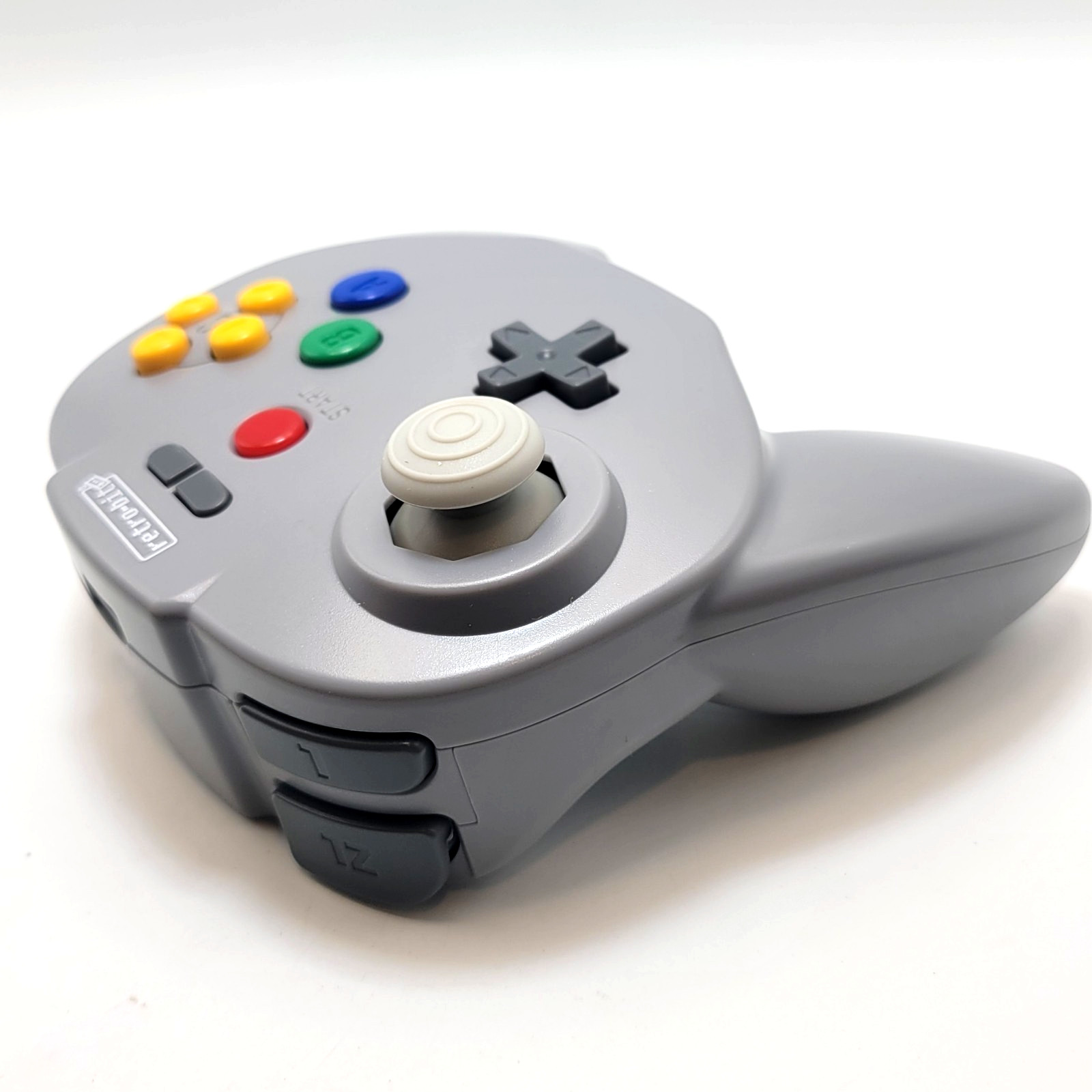 Tribute64 2.4GHz Wireless Controller for N64, Switch, and USB – Classic Gray