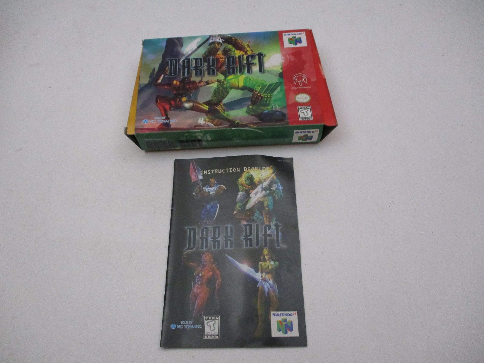 Dark Rift N64 Original Box and Manual ONLY Nintendo 64