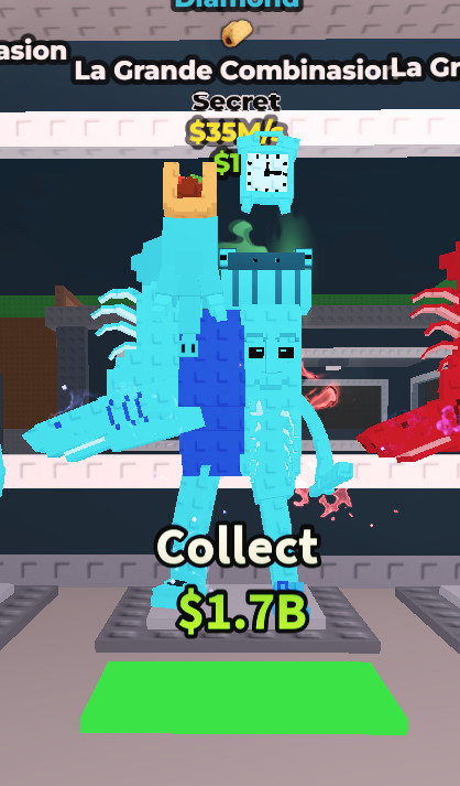 Taco Trait Diamond La Grande Combinasion RARE SAB ITEM 35 MILLION PER SECOND.