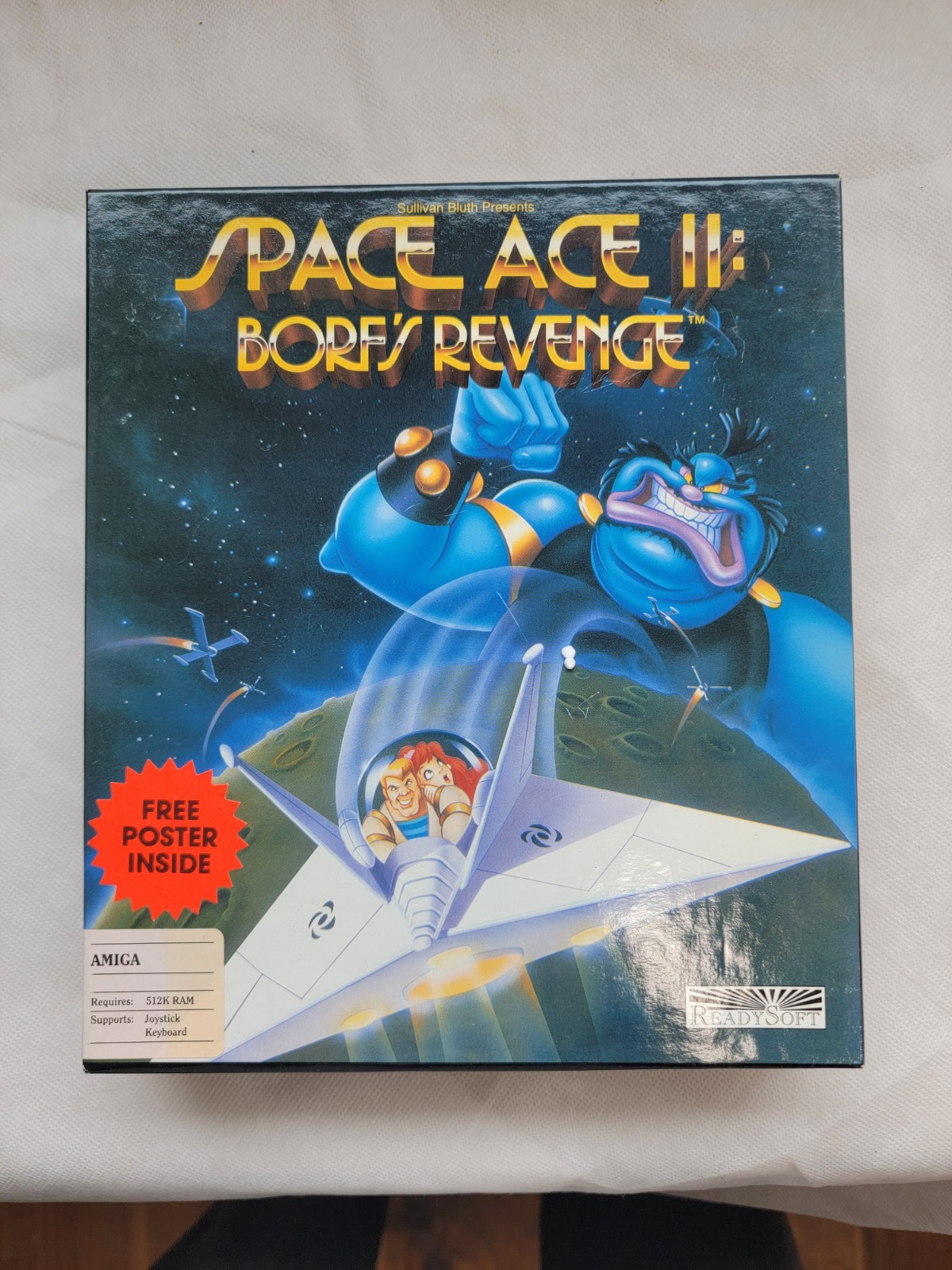 Commodore Amiga Space Ace II: Borf’s Revenge – Excellent Condition – Tested