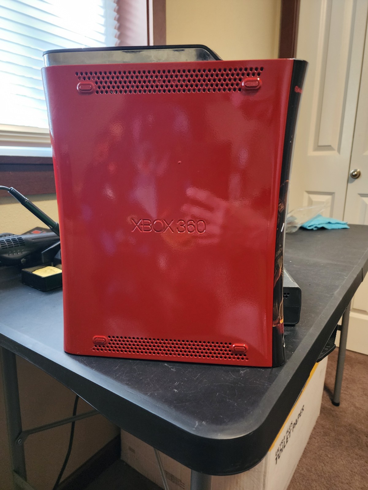 Xbox 360 Elite 120GB Custom read Tested Working Read Description