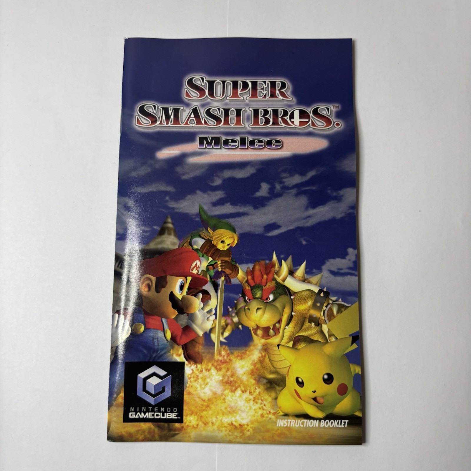 *NO GAME* Super Smash Bros Melee (Nintendo GameCube, 2001) OEM Case + Manual