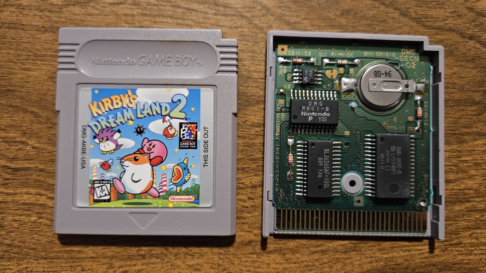 Kirby’s Dream Land 2 Cartridge and Plastic Case Nintendo Game Boy GameBoy